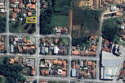 Foto 2 de 2: Terreno em leilão em Mafra - SC — Terreno urbano, sem benfeitorias, com a área de 479,25m², Lote 7, Quadra 2, Loteamento Vila Hermínia, Mafra/SC