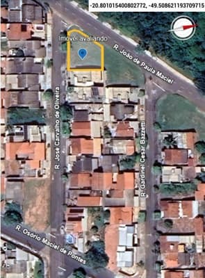 Foto 7 de 7: Terreno em leilão em Mirassol - SP — AMPLO TERRENO DE ESQUINA COM 373m² NO PQ. RES. CELINA DALUL, MIRASSOL/SP | MATRICULA 26.267