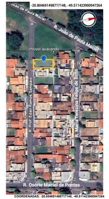 Foto 5 de 6: Terreno em leilão em Mirassol - SP — TERRENO DE 306m² - LOTE 14, QUADRA K - PARQUE RESIDENCIAL CELINA DALUL - MIRASSOL/SP | MATRICULA 26.049