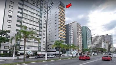 Foto 4 de 8: Apartamento em leilão em Santos - SP, bairro José Menino — APARTAMENTO DE ALTO PADRÃO FRENTE MAR COM VAGA DE GARAGEM SANTOS/SP