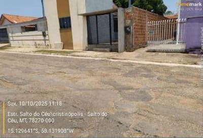 Foto 5 de 5: Casa em leilão em Salto Do Céu - MT, bairro Boa Esperança — CASA RESIDENCIAL | A.T. 342,84M² E A.C 178,57M² BAIRRO BOA ESPERANÇA | SALTO DO CÉU/MT
