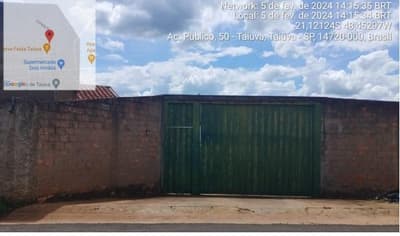 Terreno em leilão em Taiúva - SP, bairro Centro — Terreno, A.T. 2.200m², Centro