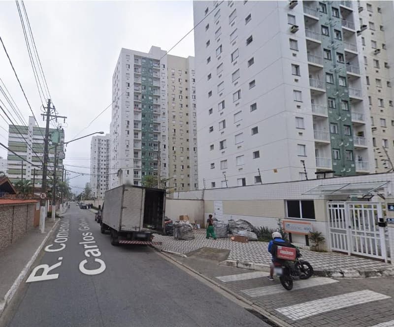 Foto 3 de 3: Apartamento em leilão em Praia Grande - SP — Apto 70m², Ocupado, 01 Vaga no Bairro Ocian, Praia Grande/SP