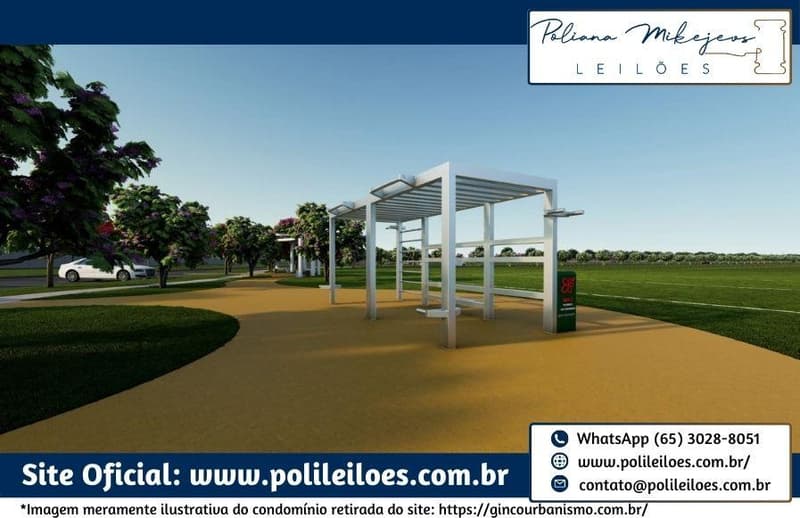 Foto 30 de 32: Comercial em leilão em Cuiabá - MT — Lote nº 38, Quadra 03, do Cond. Residencial Florais do Cerrado, A.T. 200m², em Cuiabá/MT