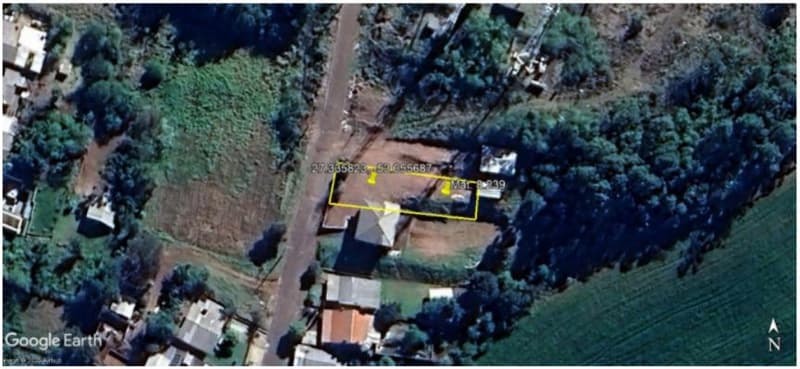 Terreno em leilão em Planalto - RS, bairro Grápia — IMÓVEL Urbano Terreno com área total de 400 m2 - Planalto/RS