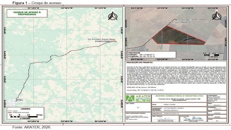 Foto 17 de 30: Area Rural em leilão em Paraíso Das Águas - MS — IMÓVEL RURAL | 400 HA (FRAÇÃO IDEAL) - FAZ. LOTE BAÚS PERDIDO I SECÇÃO B | PLANTIO PARA SOJA E MILHO | PARAÍSO DAS ÁGUAS/MS