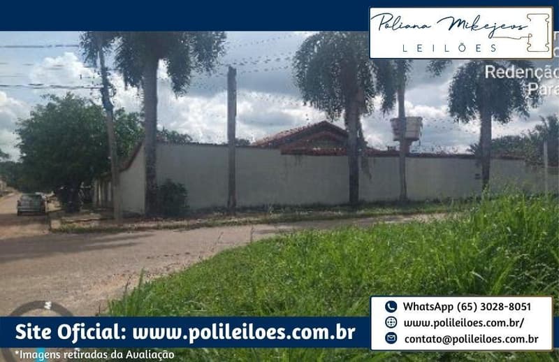 Foto 1 de 4: Terreno em leilão em Redenção - PA — 02 (dois) Lotes de Terreno Urbano, nº 01 e 02, Q. 88, Av. José Carrion, Núcleo Urbano de Redenção/PA, A.T. 1.037m²