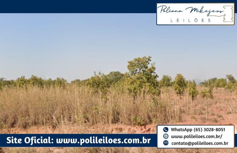 Terreno em leilão em Cuiabá - MT — Lote de terreno urbano nº 30, com A.T. de 360m², sem benfeitorias, próximo à MT-351, Loteamento Jardim Califórnia, Várzea Grande/MT.