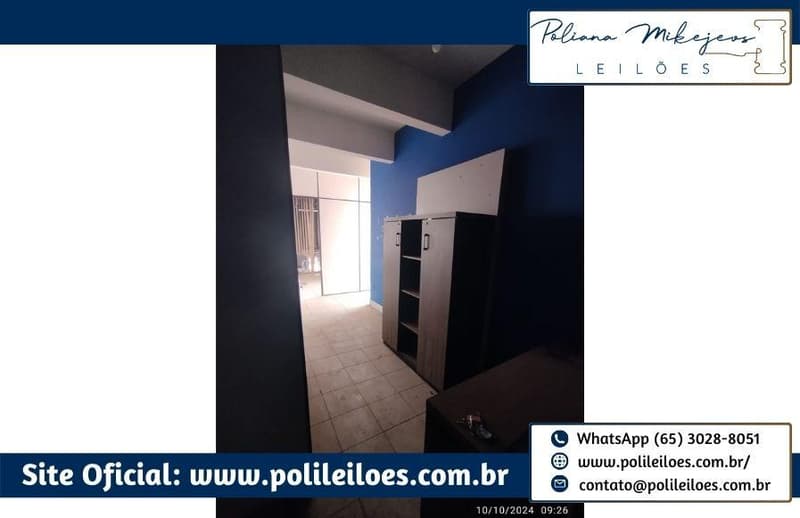 Foto 7 de 11: Comercial em leilão em Cuiabá - MT — Sala comercial em condomínio, nº 41, 47,40m², Centro, Cuiabá/MT