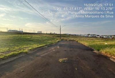 Terreno em leilão em Umuarama - PR, bairro Parque Metropolitano — IMÓVEL URBANO COM ÁREA TOTAL DE 600,00 M2 LOTE 06- QUADRA 2A EM UMUARAMA-PR