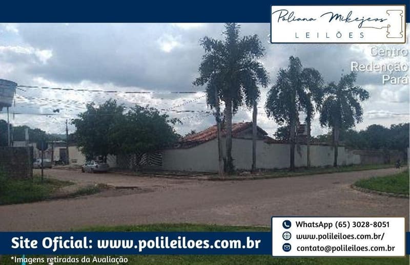 Foto 4 de 4: Terreno em leilão em Redenção - PA — 02 (dois) Lotes de Terreno Urbano, nº 01 e 02, Q. 88, Av. José Carrion, Núcleo Urbano de Redenção/PA, A.T. 1.037m²