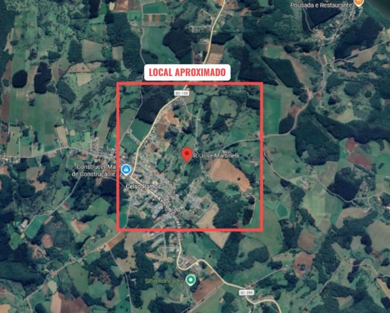 Terreno em leilão em Celso Ramos - SC — Um lote urbano, com a área superficial de 935,00 m²