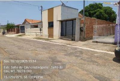 Foto 3 de 5: Casa em leilão em Salto Do Céu - MT, bairro Boa Esperança — CASA RESIDENCIAL | A.T. 342,84M² E A.C 178,57M² BAIRRO BOA ESPERANÇA | SALTO DO CÉU/MT
