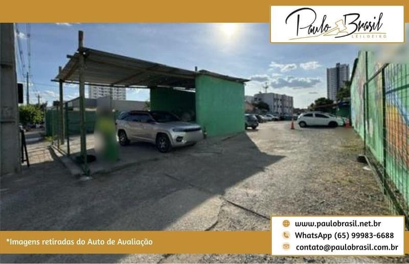 Foto 8 de 8: Casa em leilão em Cuiabá - MT, bairro Centro Sul — Casa Térrea, AT 579,42m², Atualmente Utilizada como Estacionamento, no bairro Centro Sul em Cuiabá/MT