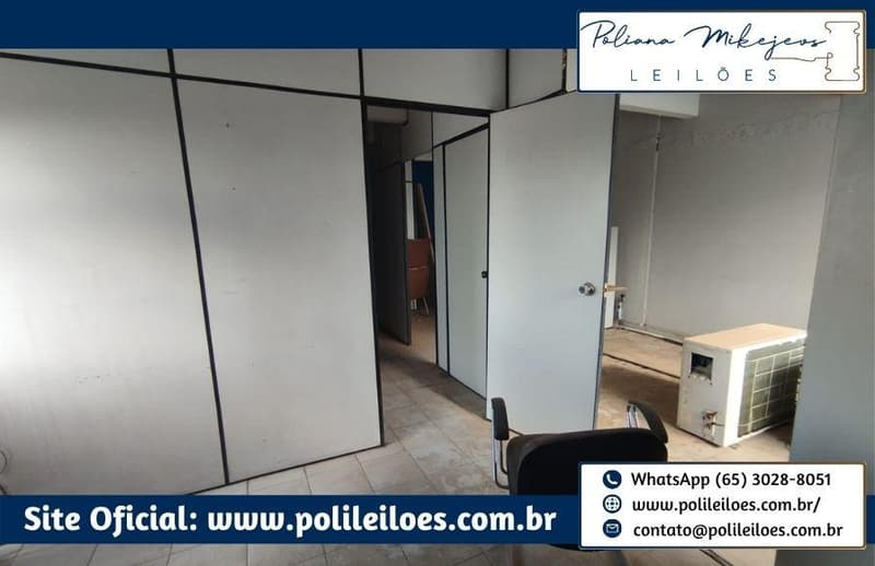Foto 4 de 11: Comercial em leilão em Cuiabá - MT — Sala comercial em condomínio, nº 41, 47,40m², Centro, Cuiabá/MT