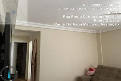 Foto 3 de 14: Apartamento em leilão em Ponta Grossa - PR — Apartamento, com área construída de 63,3056m², Ponta Grossa/PR