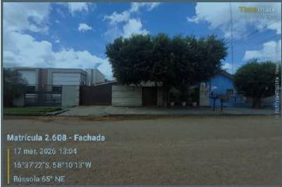 Foto 2 de 4: Terreno em leilão em São José Dos Quatro Marcos - MT, bairro Jardim Zeferino — CASA RESIDENCIAL | A.T. 480m² E A.C 247,59m² | SÃO JOSÉ DOS QUATRO MARCOS/MT
