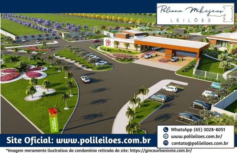 Foto 1 de 32: Comercial em leilão em Cuiabá - MT — Lote nº 38, Quadra 03, do Cond. Residencial Florais do Cerrado, A.T. 200m², em Cuiabá/MT