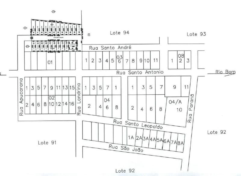 Terreno em leilão em Rio Bom - PR — Lote de terreno urbano nº 11 - com casa com área de 140m² em terreno contíguo - Rio Bom/PR