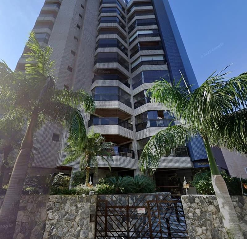 Apartamento em leilão em Guarujá - SP — 2ª Vara Cível Guarujá/SP - Direitos Apto 90m2 Cond Edificio Sunflowers