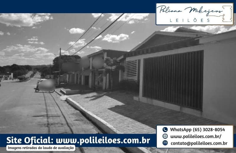 Foto 16 de 25: Terreno em leilão em Araputanga - MT — Terreno Urbano, AT 375,0², AC 297,42m², Lote 05, quadra 13, Reserva do Cabaçal, em Araputanga/MT