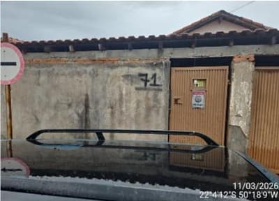 Casa em leilão em Quintana - SP, bairro Núcleo Gregori Licório — Casa 203m², Núcleo Gregori Licório, Quintana/SP