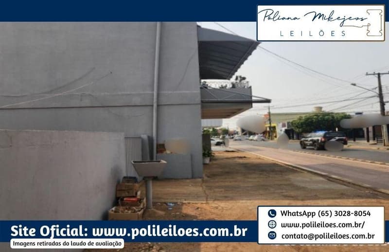 Foto 4 de 6: Comercial em leilão em Sorriso - MT — Imóvel Urbano Residencial e Comercial, AT 800m², AC 290,0m² não averbada na matrícula, em Sorriso/MT