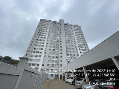 Apartamento em leilão em Ubá - MG — Apartamento de 45.96m2, com 2 quartos, em UBA/MG.