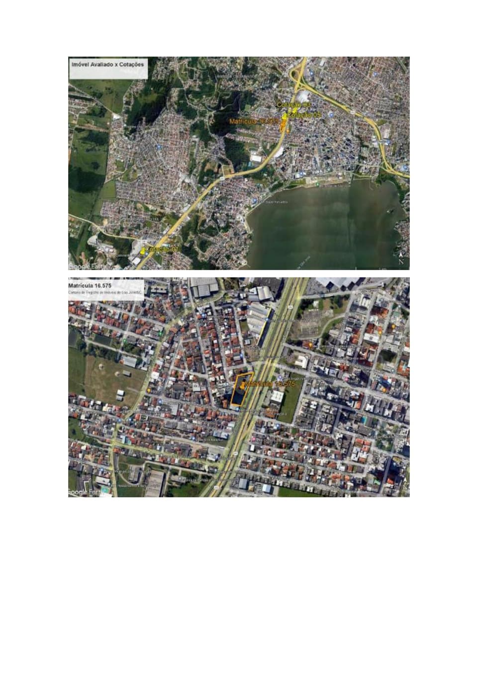 Foto 3 de 12: Terreno em leilão em São José - SC — IMÓVEL COM ÁREA DE TERRENO DE 3.770M2 E ÁREA CONSTRUÍDA DE 1.007M2, BR-101 (SUL), SÃO JOSÉ/SC - Massa Falida de Pluma Conforto e Turismo