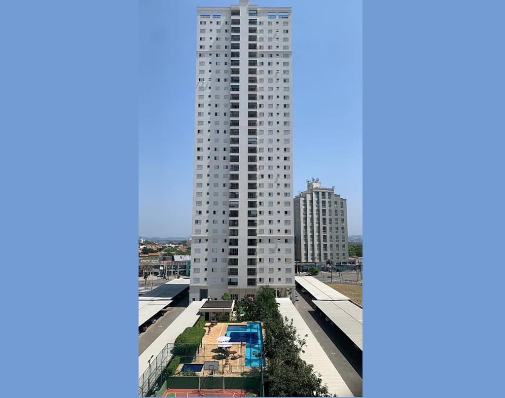 Foto 18 de 35: Apartamento em leilão em São José Dos Campos - SP, bairro Serimbura — Apto nº 234, A.U. 111m², A.C. 176m², 3 dorms (1 suíte), 2 vagas, 23º andar, Ed. The View Club Residence, Serimbura