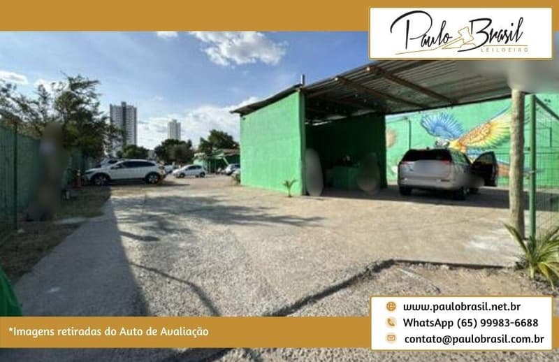Foto 1 de 8: Casa em leilão em Cuiabá - MT, bairro Centro Sul — Casa Térrea, AT 579,42m², Atualmente Utilizada como Estacionamento, no bairro Centro Sul em Cuiabá/MT