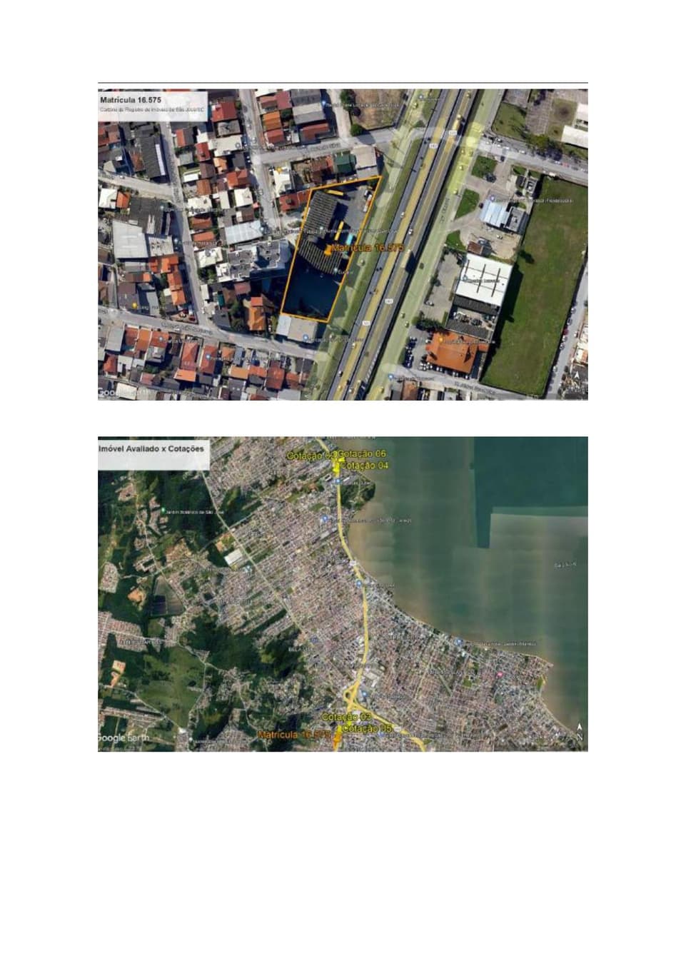 Foto 2 de 12: Terreno em leilão em São José - SC — IMÓVEL COM ÁREA DE TERRENO DE 3.770M2 E ÁREA CONSTRUÍDA DE 1.007M2, BR-101 (SUL), SÃO JOSÉ/SC - Massa Falida de Pluma Conforto e Turismo