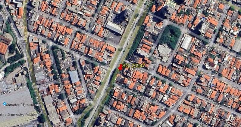 Foto 3 de 12: Terreno em leilão em Santo André - SP — Imóvel urbano, sem benfeitorias, A.T. 823m² - Parque Central