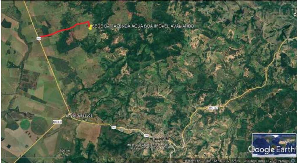 Foto 1 de 7: Area Rural em leilão em Camapuã - MS — FAZENDA ÁGUA BOA, 888 HA, CASA SEDE, CURRAL, GALPÃO, EXCELENTE HIDROGRAFIA EM CAMAPUÃ/MS