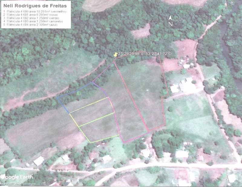 Terreno em leilão em Erval Seco - RS — IMÓVEL URBANO COM ÁREA TOTAL APROXIMADA DE 10.251,00m² - ERVAL SECO/RS