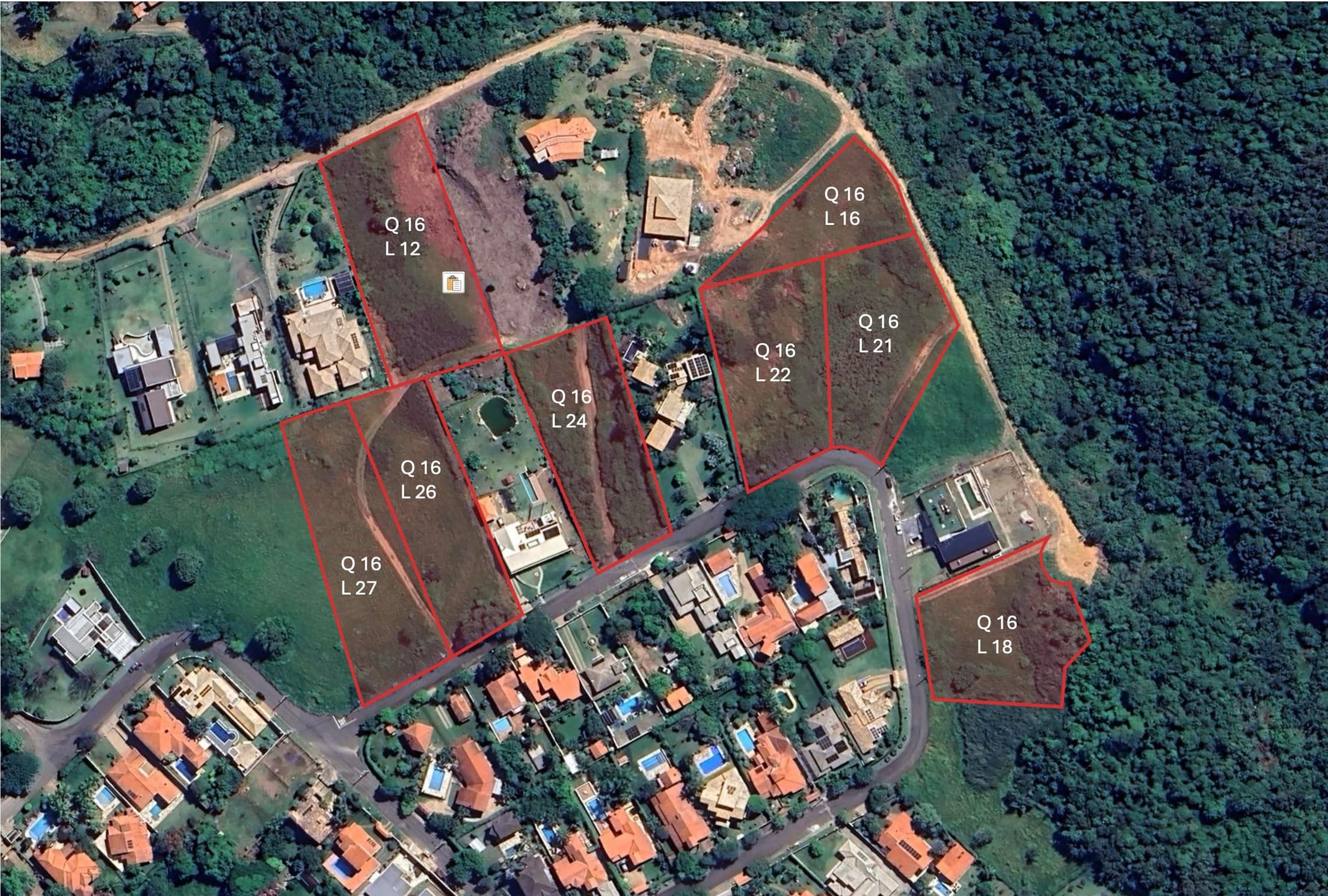 Foto 2 de 4: Terreno em leilão em Indaiatuba - SP — Terreno com área de 3.350m°, sem benfeitorias - Rua Antônio Costola, nº 291, Loteamento Terras de Itaici, Indaiatuba/SP