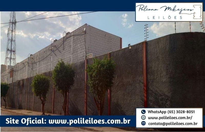Foto 7 de 30: Terreno em leilão em Cuiabá - MT — Lote de terreno urbano, AT 9.120m², AC 2.130m² averbados na matrícula, remembrados dos lotes 10 a 25 da quadra 01, situado no Bairro Santa Rita, distrito do Coxipó da Ponte, Cuiabá/MT