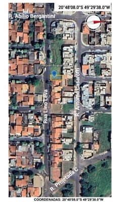 Foto 7 de 7: Terreno em leilão em Mirassol - SP — LOTE DE 200m², RESIDENCIAL REGISSOL, MIRASSOL/SP | MATRICULA Nº 24.693