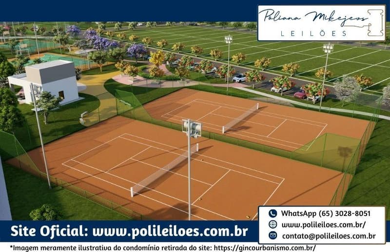 Foto 8 de 32: Comercial em leilão em Cuiabá - MT — Lote nº 38, Quadra 03, do Cond. Residencial Florais do Cerrado, A.T. 200m², em Cuiabá/MT