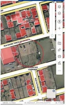 Foto 4 de 4: Terreno em leilão em Umuarama - PR — Terreno Urbano, localizado no bairro Jardim San Lourenço em Umuarama/PR, com a área de 1.794,96 m2.