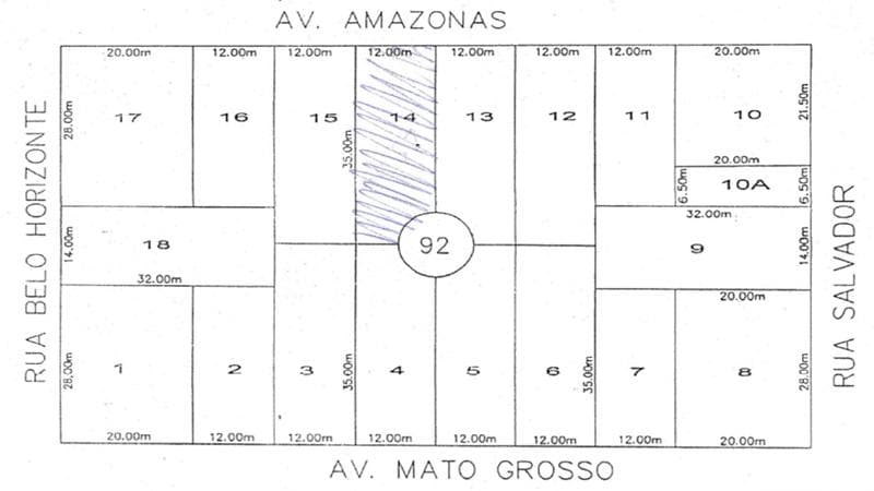 Foto 8 de 8: Terreno em leilão em Alta Floresta D'oeste - RO — TERRENO URBANO | A.T. 420,00 M² - Setor 4 | EM ALTA FLORESTA DOESTE/RO - LEILÃO EMPRESARIAL SISTÊMICO SICREDI