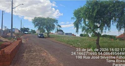 Terreno em leilão em Terra Roxa - PR — IMÓVER URBANO COM ÁREA TOTAL DE 250,00m2 - TERRA ROXA PR