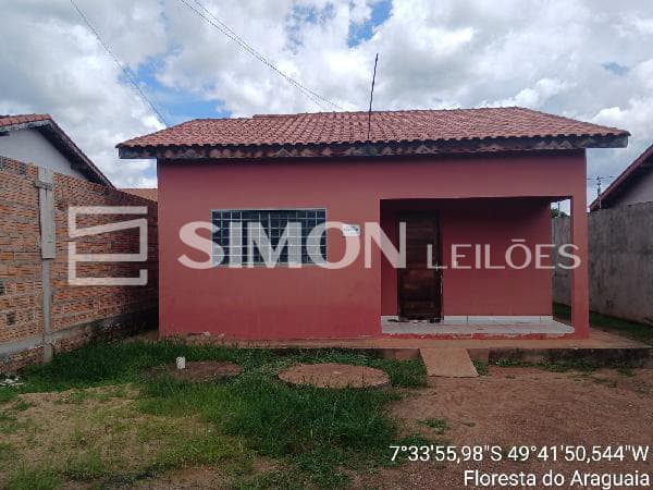 Casa em leilão em Floresta Do Araguaia - PA — FLORESTA DO ARAGUAIA/PA, RUA ITALIA, N. SN, LT09, QD 03, CASA, 66,8M² DE ÁREA PRIVATIVA, 201,11M² DE ÁREA DO TERRENO, 2 QTS, A.SERV, WC, SL, COZINHA, IPTU: 000.003.009, MATRÍCULA: 32.584, OFÍCIO: 1, A