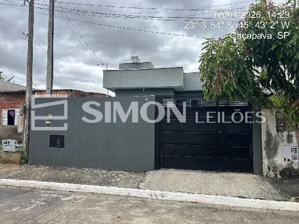 Casa em leilão em Caçapava - SP, bairro Jardim Panorama — CACAPAVA/SP, LOT JARDIM PANORAMA, RUA AMILCAR CARLOTA ROMANO, N. 37, LT 15, QD 14, JARDIM PANORAMA, CASA, 64,4M² DE ÁREA PRIVATIVA, 175M² DE ÁREA DO TERRENO, 1 QTS, A.SERV, WC, SL, COZINHA, IPTU: 0613
