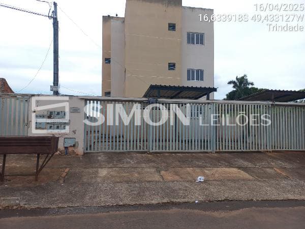 Apartamento em leilão em Trindade - GO, bairro Setor Ponta Kayana — TRINDADE/GO, RUA DAS ESPATODEAS, N. SN, Apto. 101, LT 03, QD 03, SETOR PONTA KAYANA, APARTAMENTO, 65,81M² DE ÁREA PRIVATIVA, 1 QTS, A.SERV, WC, SL, COZINHA, IPTU: 010240000300003001, MATRÍCULA: 58748,