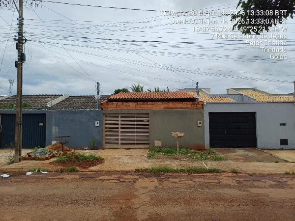 Casa em leilão em Trindade - GO, bairro Setor Cristina — Casa 80,4m², 2 dormitório(s), 1 vaga(s) na garagem - SETOR CRISTINA, TRINDADE GO