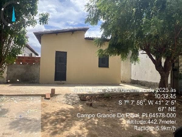 Casa em leilão em Campo Grande Do Piauí - PI, bairro Centro — Casa 69m², 2 dormitório(s), 1 vaga(s) na garagem - CENTRO, CAMPO GRANDE DO PIAUI PI