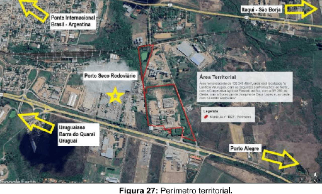 Foto 29 de 30: Comercial em leilão em Uruguaiana - RS — COMPLEXO INDUSTRIAL COM ÁREA REMANESCENTE DE 132.245,46M², EM URUGUAIANA/RS