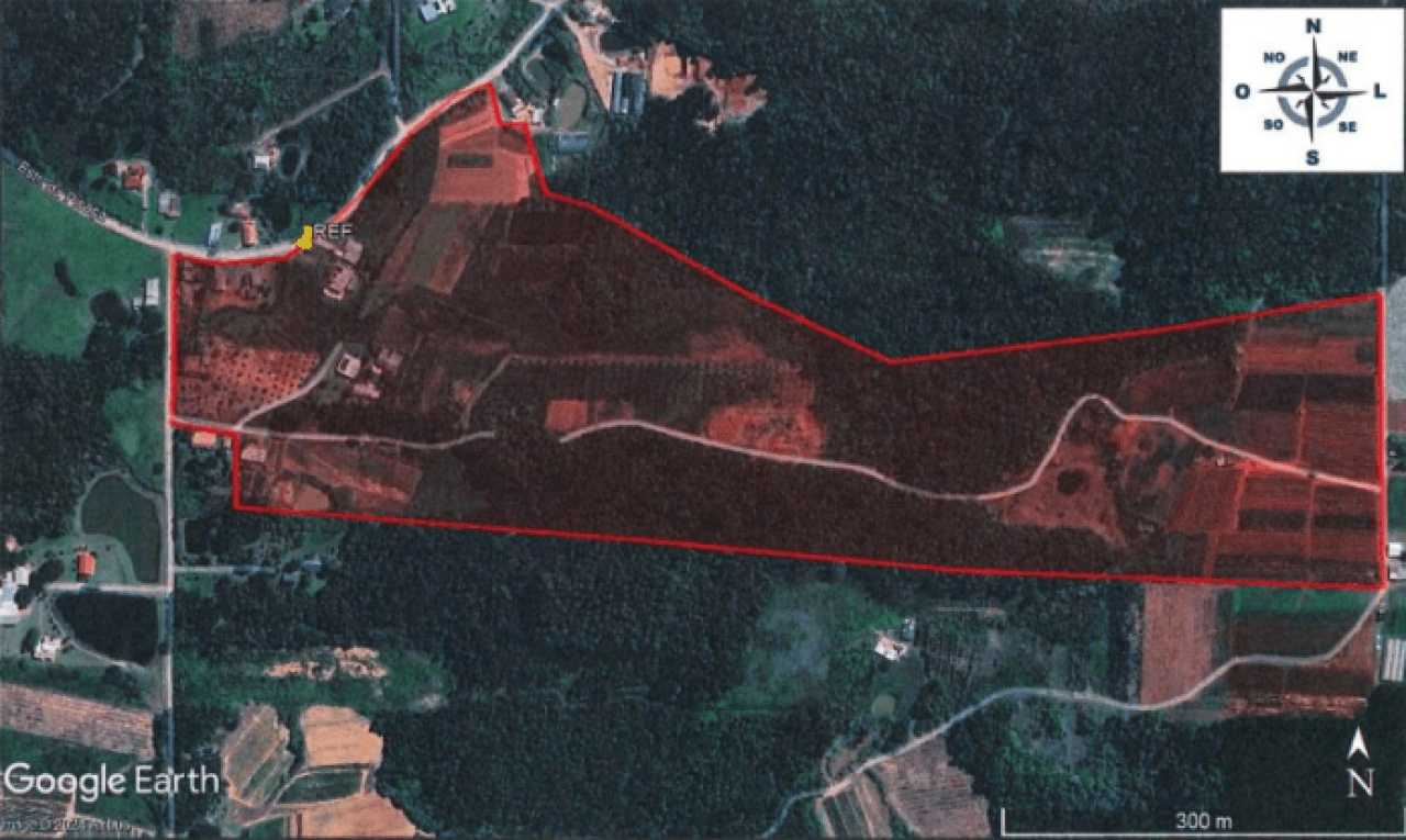 Foto 1 de 2: Terreno em leilão em Capela De Santana - RS, bairro Passo da Taquara — FRAÇÃO IDEAL DE 23.969,86m² DENTRO DE UMA AREA MAIOR DE 203.122,31m2 EM CAPELA DE SANTANA/RS