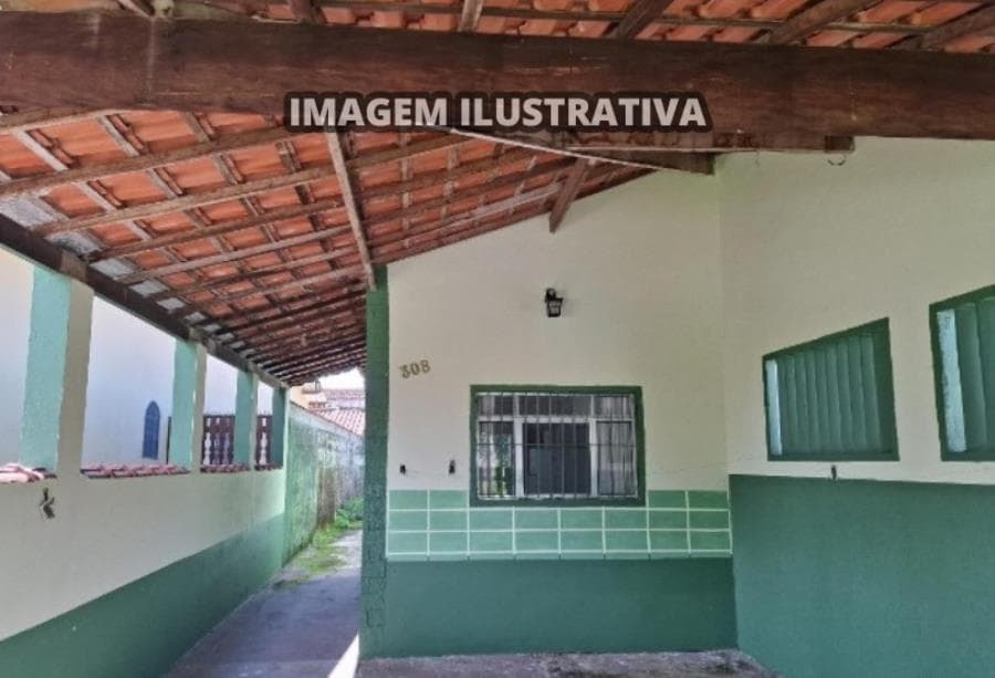 Foto 2 de 7: Casa em leilão em Itanhaém - SP, bairro Verde Mar — 1 CASA - 150m² á.t / 70,21m² á.c - Itanhaém/SP (direitos)